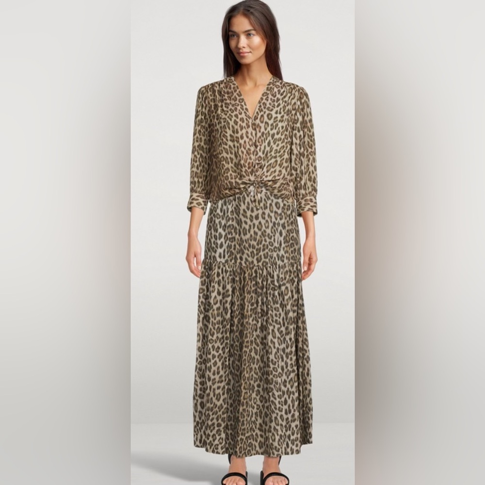 Smythe Drop Waist Maxi Skirt and Top